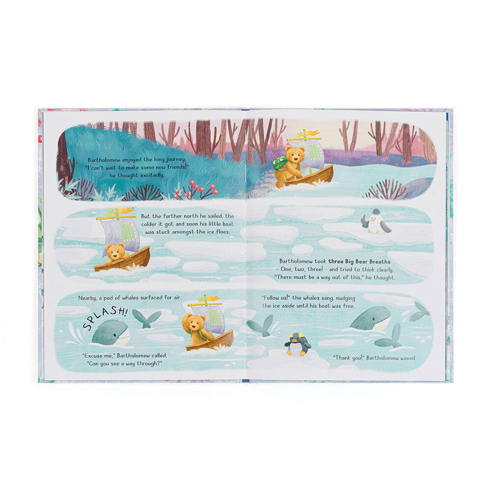 Jellycat Bartholomew Bear And The Snow Giants Book