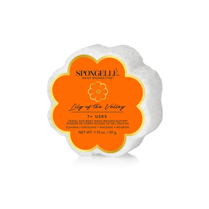 Spongelle Lily of the Valley Daisy Spongette