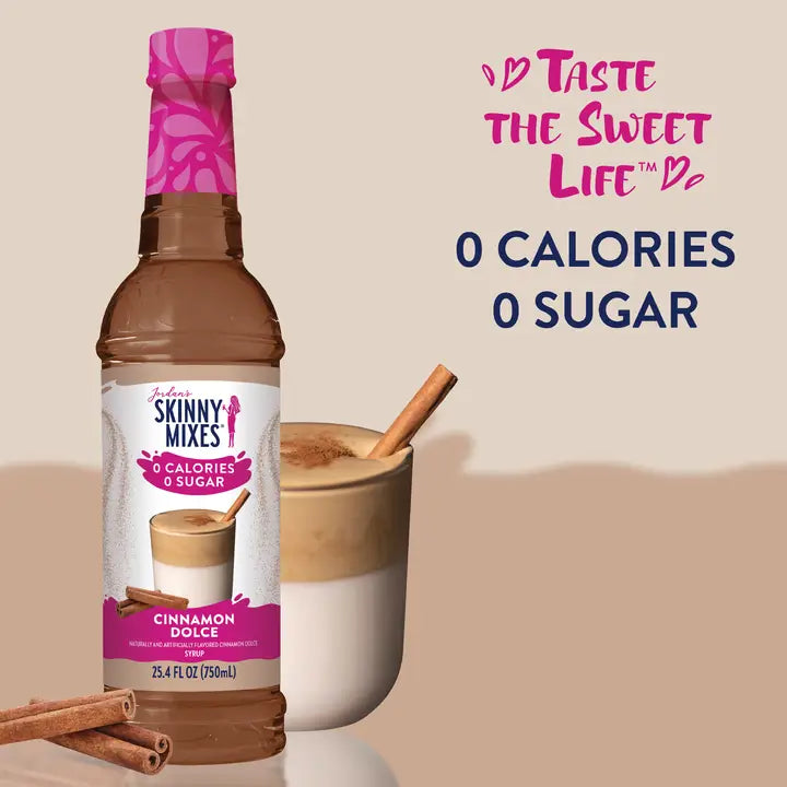 Jordan's Skinny Mixes Sugar Free Cinnamon Dolce Syrup