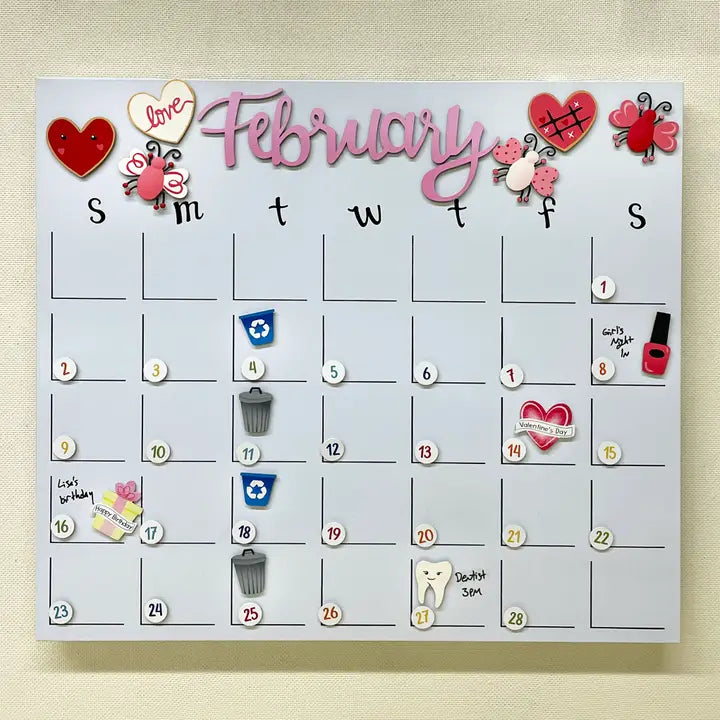 Roeda Studio Calendar Number Magnets, S/31, Scheduling Tools