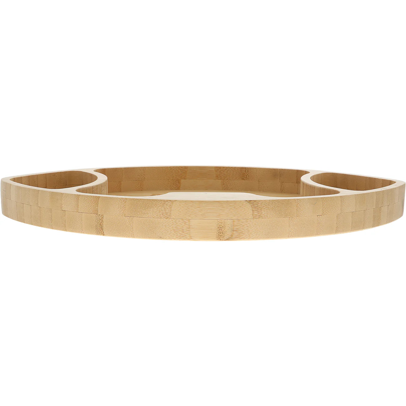PAVILION ATTACK THE SNACKS BAMBOO SERVING BOARD WITH DIP BOWLS