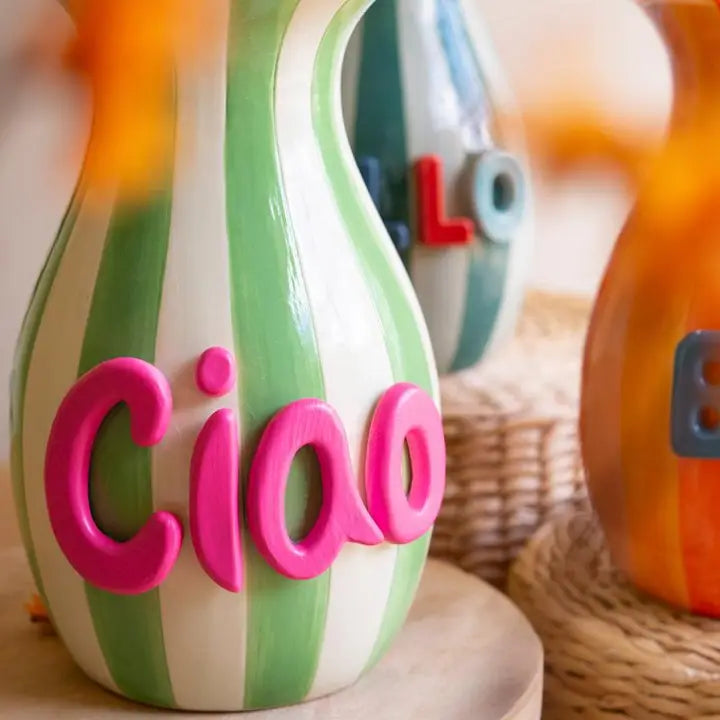 Kalalou Ceramic Hello Vases
