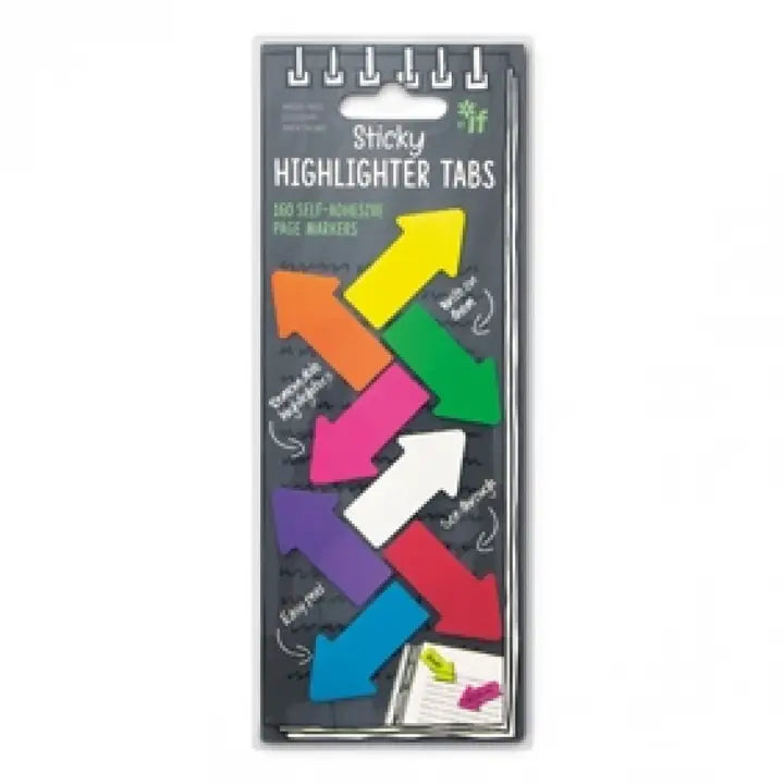 if USA Sticky Highlighter Tabs