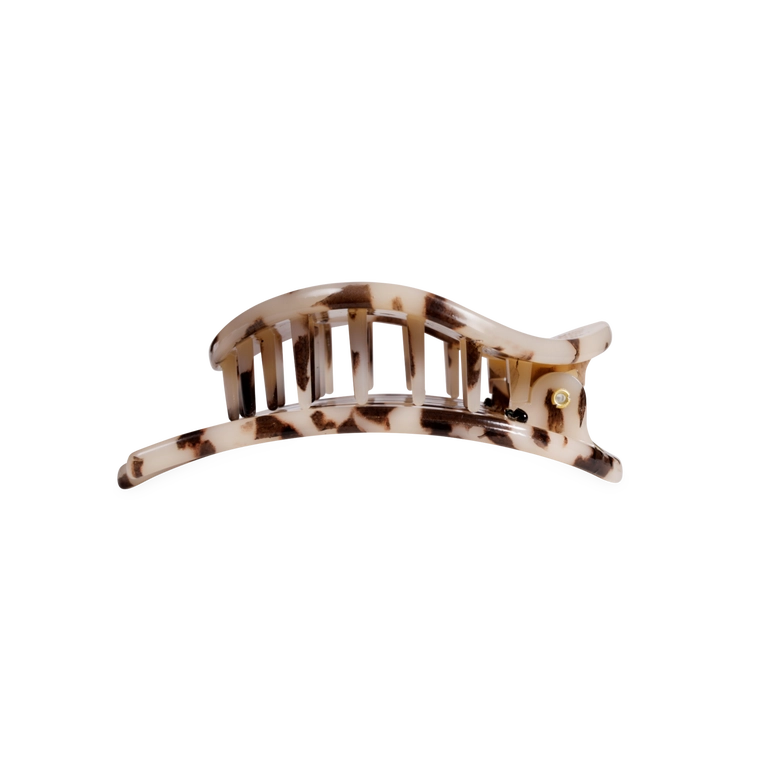 Teleties Blonde Tortoise | Medium | Flat Circle Hair Clip