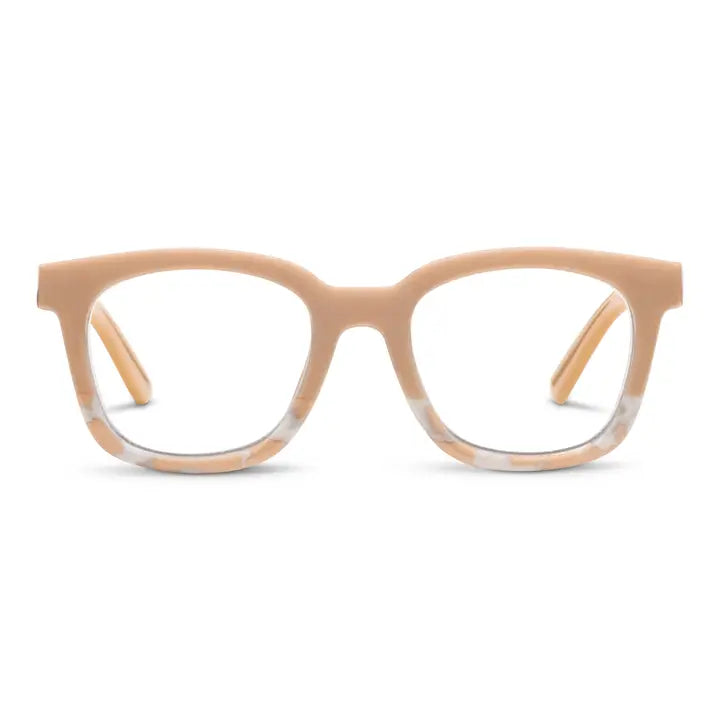 Peepers To the Max (Blue Light)-Tan/Tan Marble