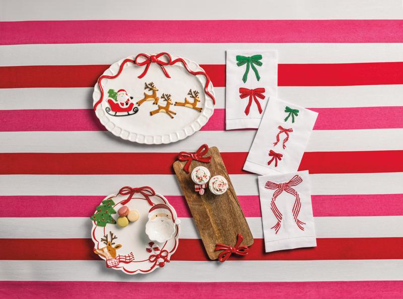 MUD PIE WHIMSICAL CHRISTMAS CHIP & DIP SET