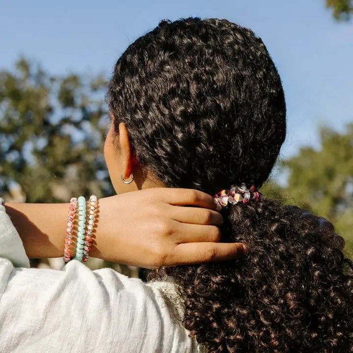 Teleties Spiral Hair Coils | Large | Spring Splash