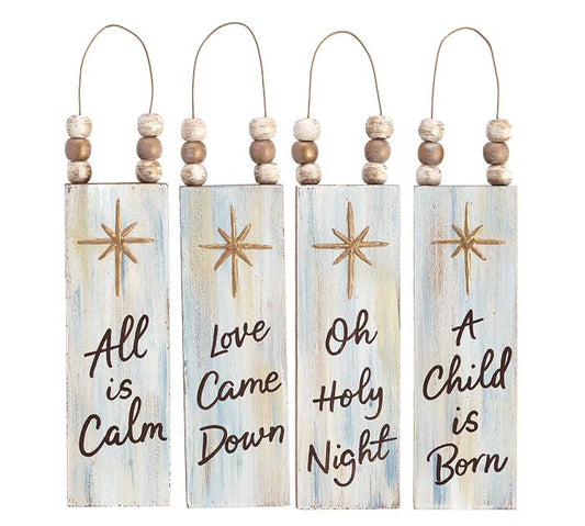 burton + BURTON WOODEN RELIGIOUS ORNAMENTS
