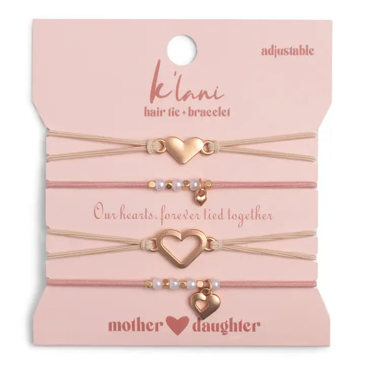 K'Lani Hair Tie Bracelets Mother / Daughter