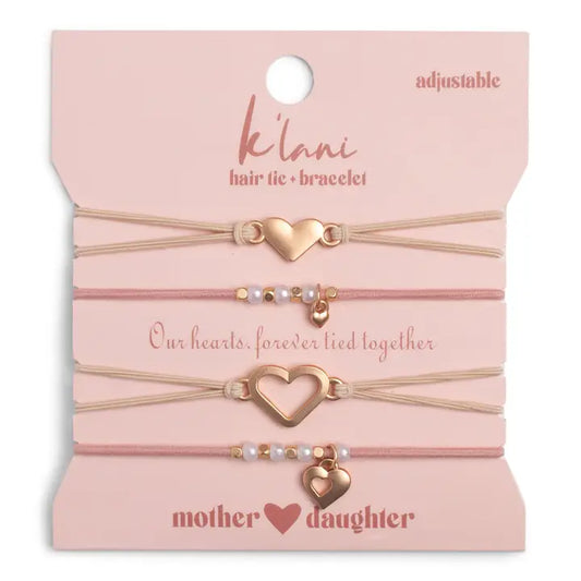 K'Lani Hair Tie Bracelets Mother / Daughter