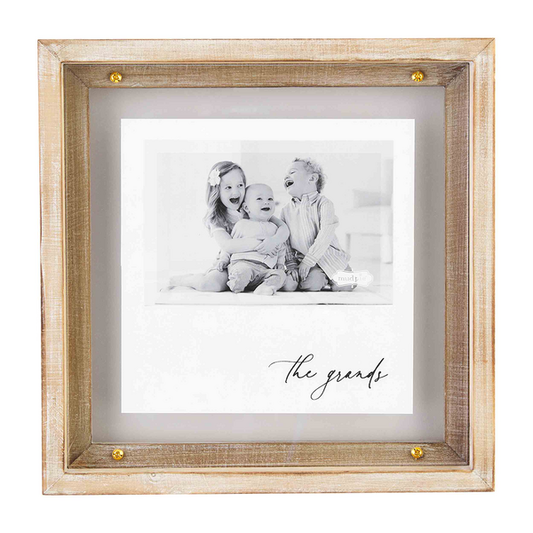 MUD PIE THE GRANDS BRASS PICTURE FRAME