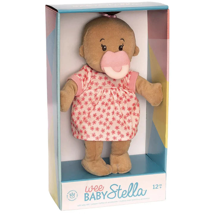 Manhattan Toy Wee Baby Stella Beige with Brown Hair
