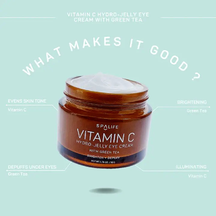 My Spa Life Brighten + Depuff Vitamin C Hydro-Jelly Eye Cream - 1.76 oz