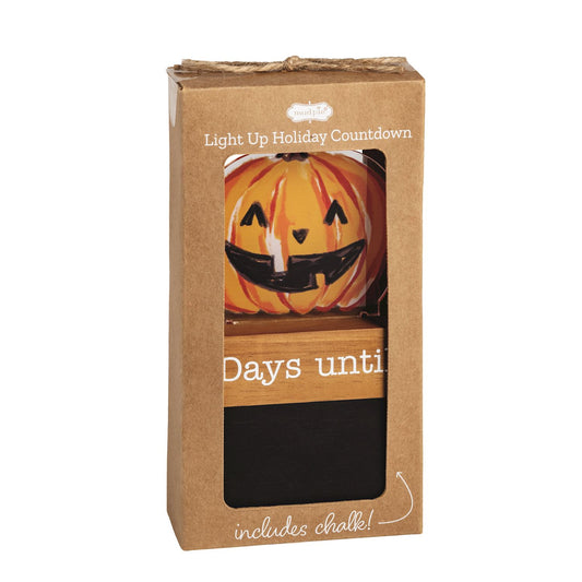 Mud Pie  Light-Up Holiday Countdown Set