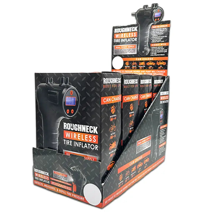 Roughneck Wireless Car Tire Inflator W/Led Light