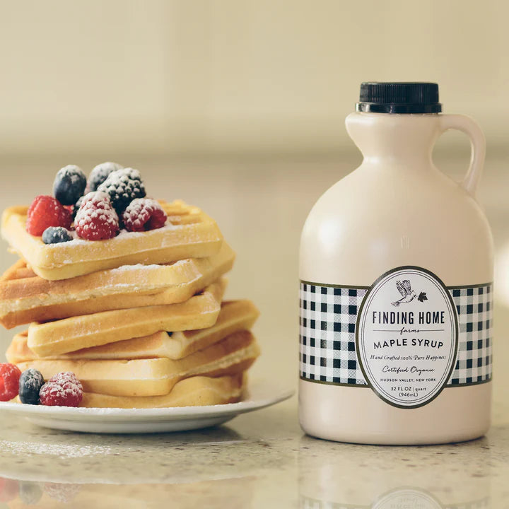 Finding Home Farms 100% Pure Organic Maple Syrup - Decorative Plastic Jugs