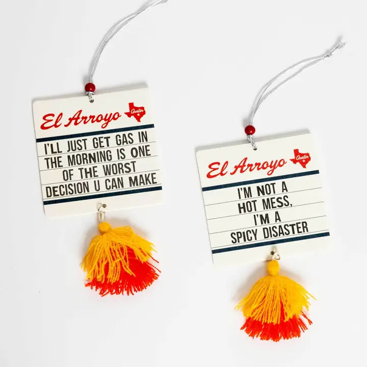 El Arroyo Marquee Car Freshener (2 Pack) - Spicy Disaster