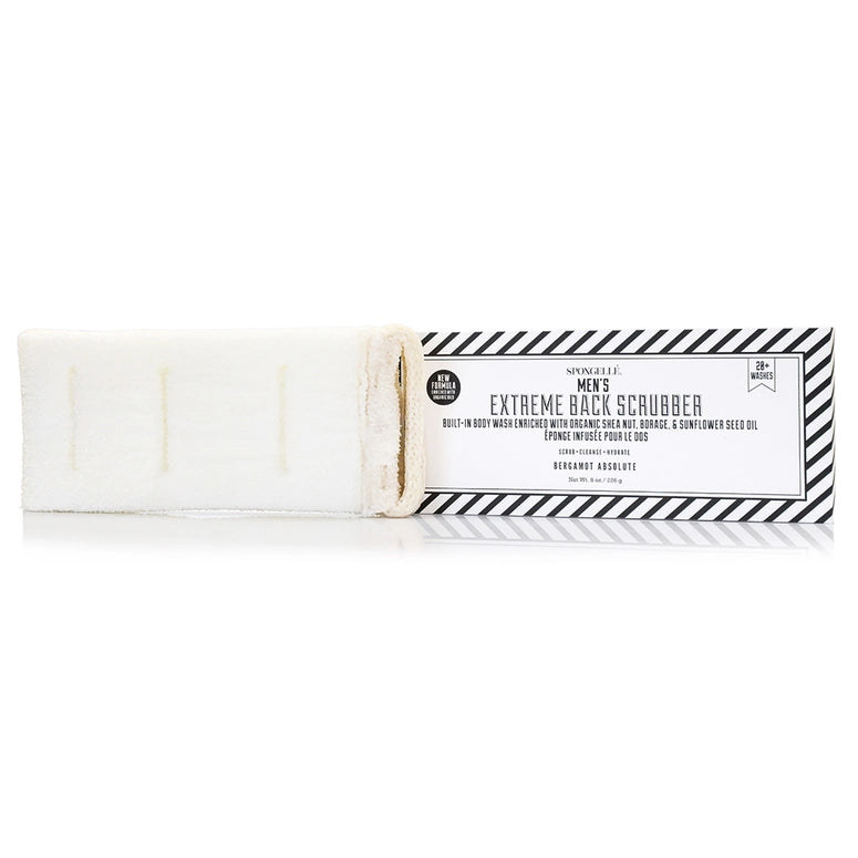 Spongelle Men's Extreme Body Wash Infused Back Scrubber