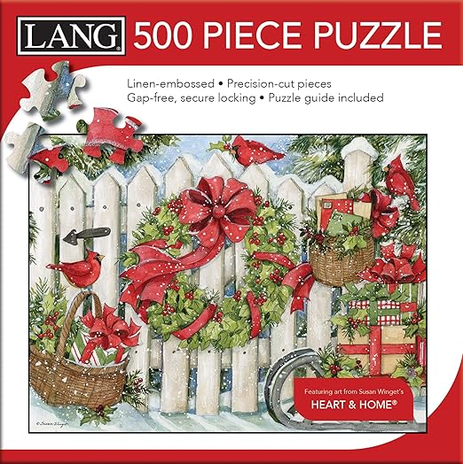 LANG Christmas Fence Puzzles - 500 Pc