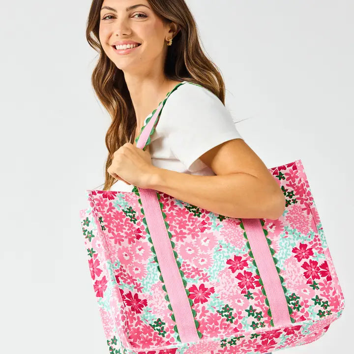 Mary Square Capri Caryall Tote Bag | Petal Perfect