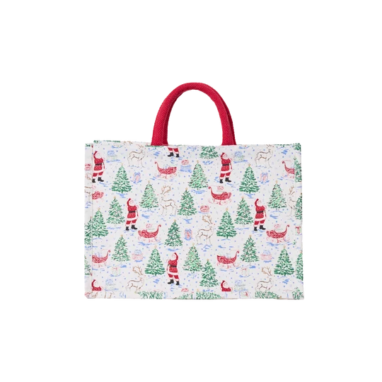 MARY SQUARE CLASSIC MARKET SHOPPER TIDINGS AND TOILE