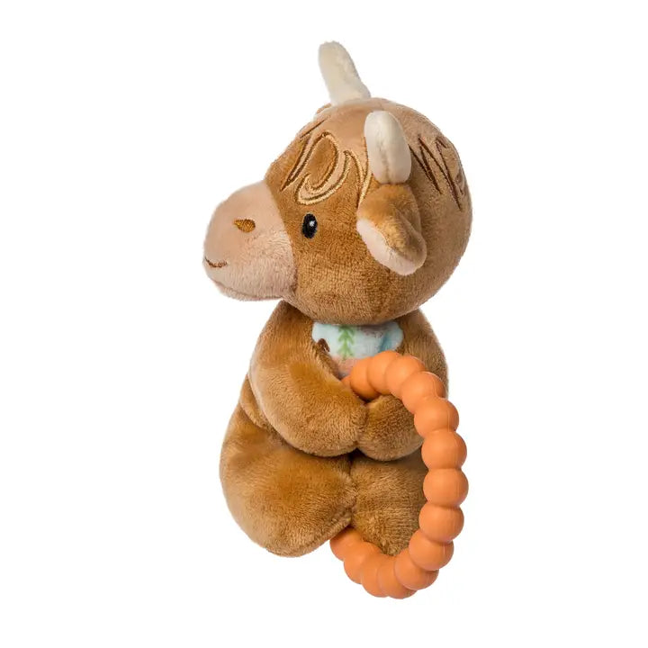 Mary Meyer Hetty Highland Cow Teether Rattle