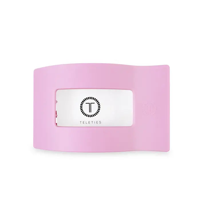 Teleties Flat Rectangle Hair Clip | Medium | Merry Pinkmas