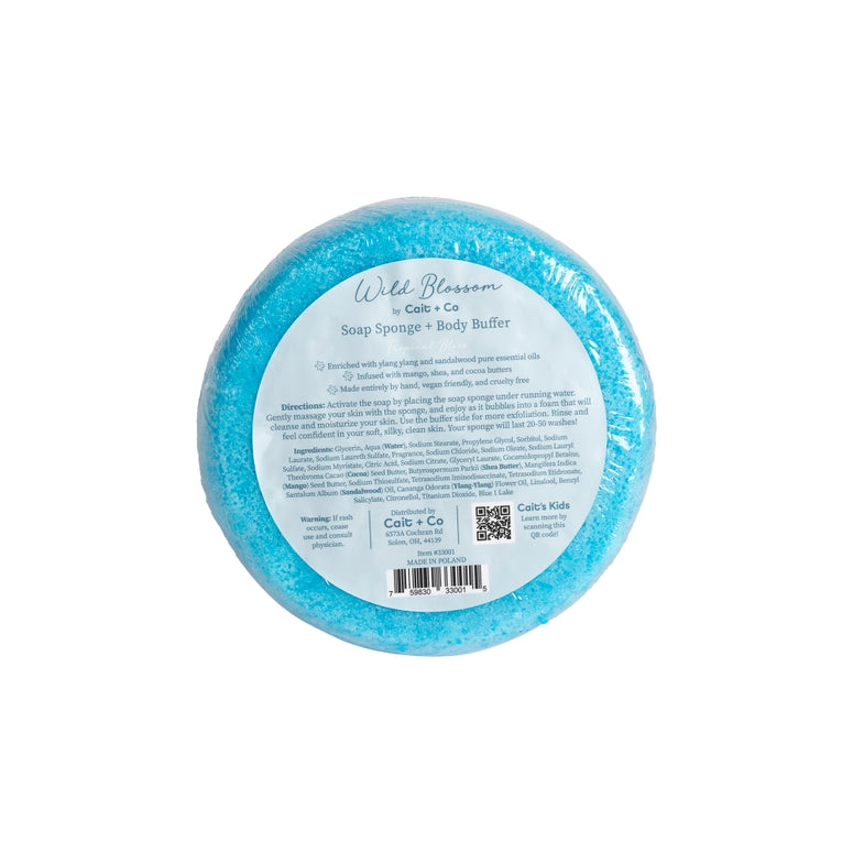 Cait + Co Wild Blossom Soap Infused Body Buffer-Tropical Bliss