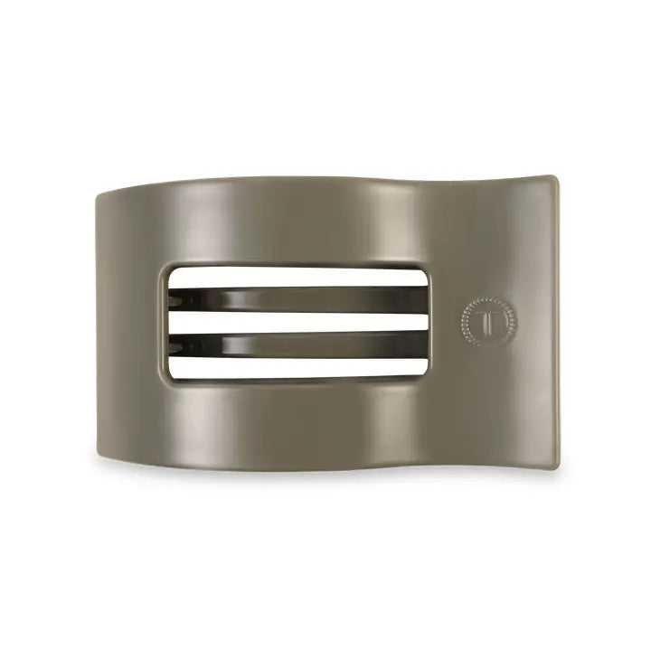 Teleties Flat Rectangle Hair Clip | Medium | Sage It Ain't So