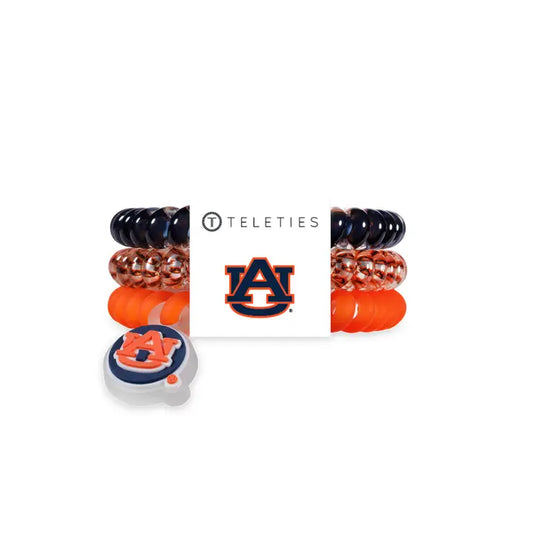 Teleties Spiral Hair Coils | Small | War Eagle! Hair Ties