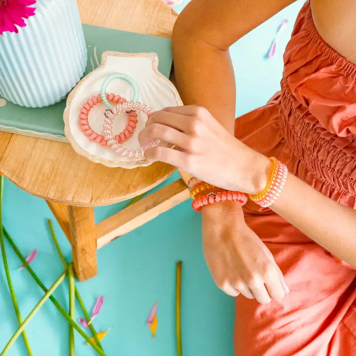 Teleties Spiral Hair Coil | Small | Sunny Days Ahead