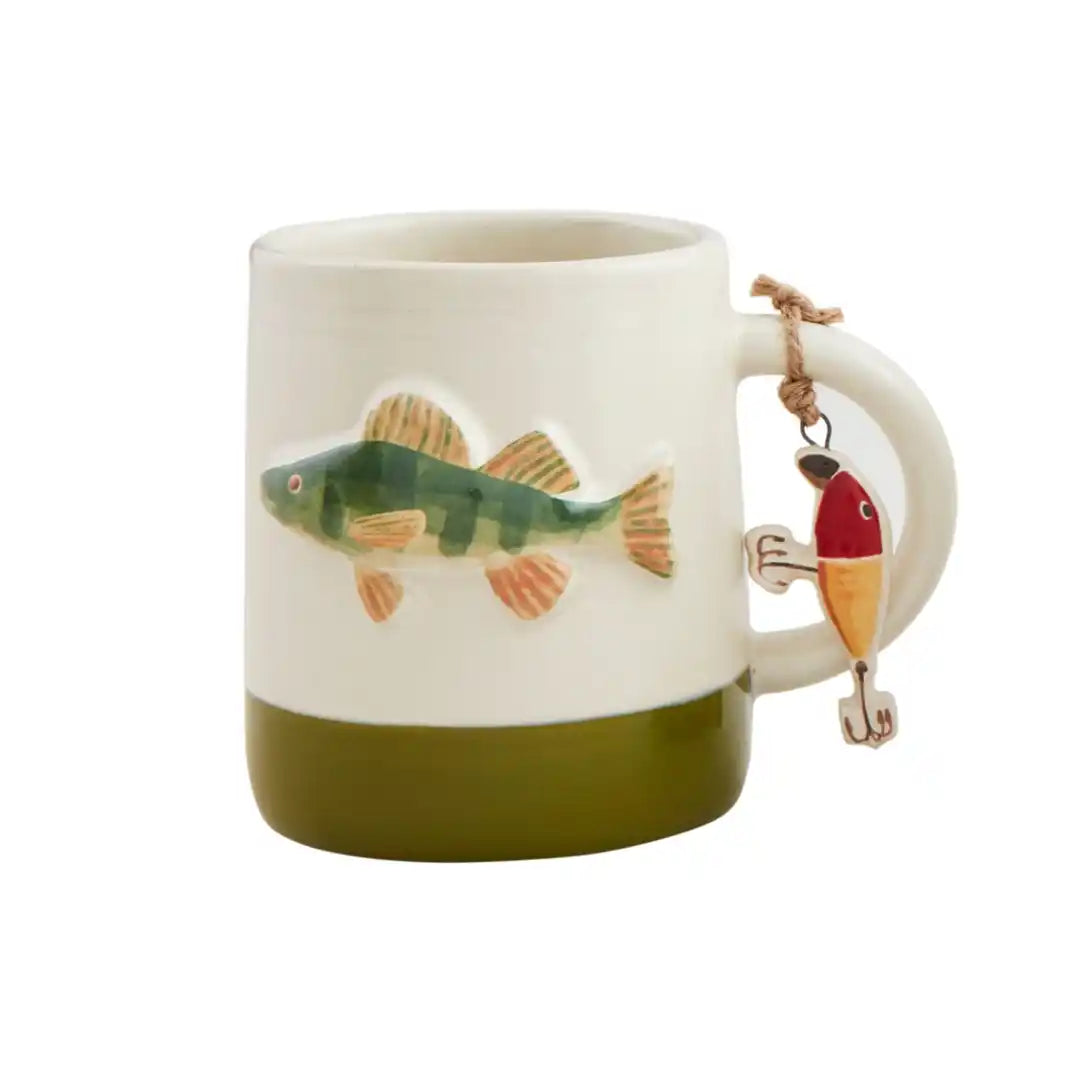 MUD PIE FISH MUG CHARM SET
