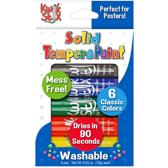 Kwik Stix, Set of 6 Colors