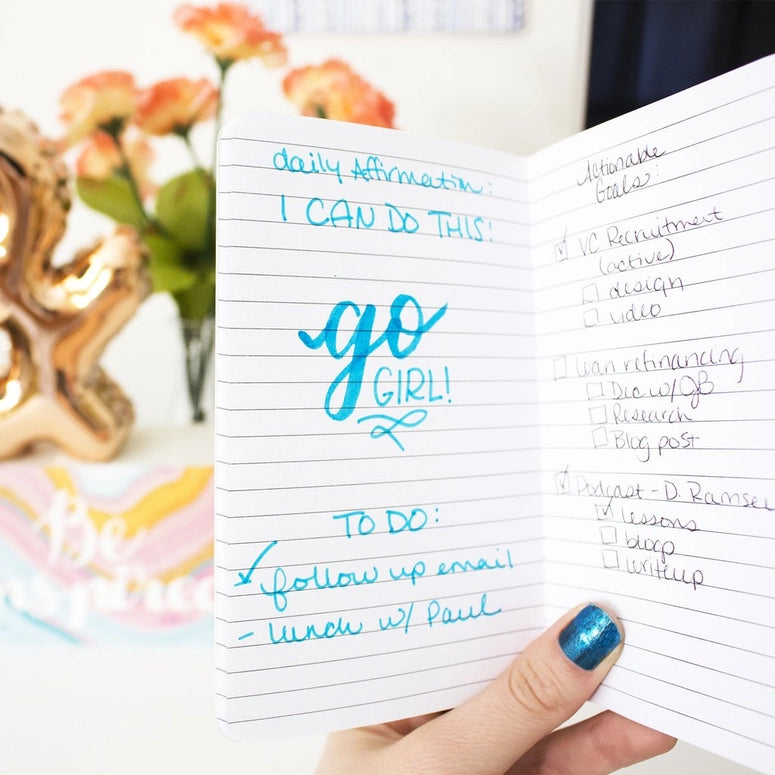 Bloom Mini Blank Lined Notebook Sets of 5, 5.5" X 2.5"