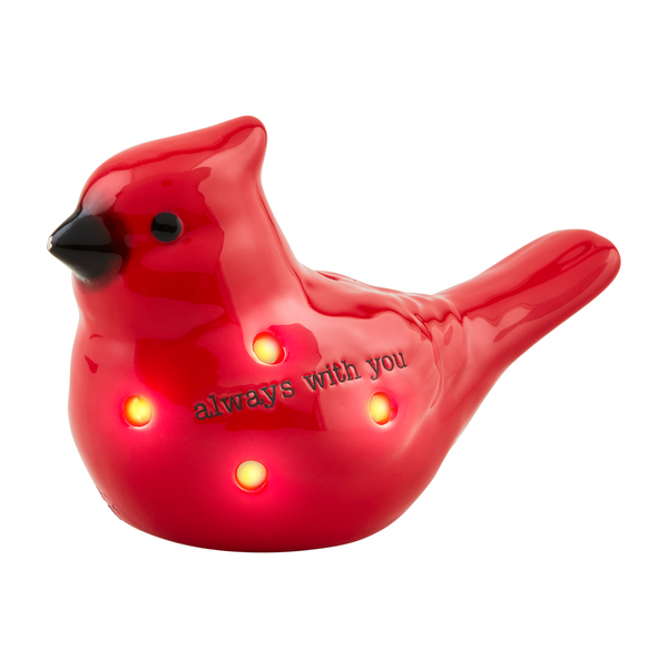MUD PIE CARDINAL LIGHT-UP SITTER