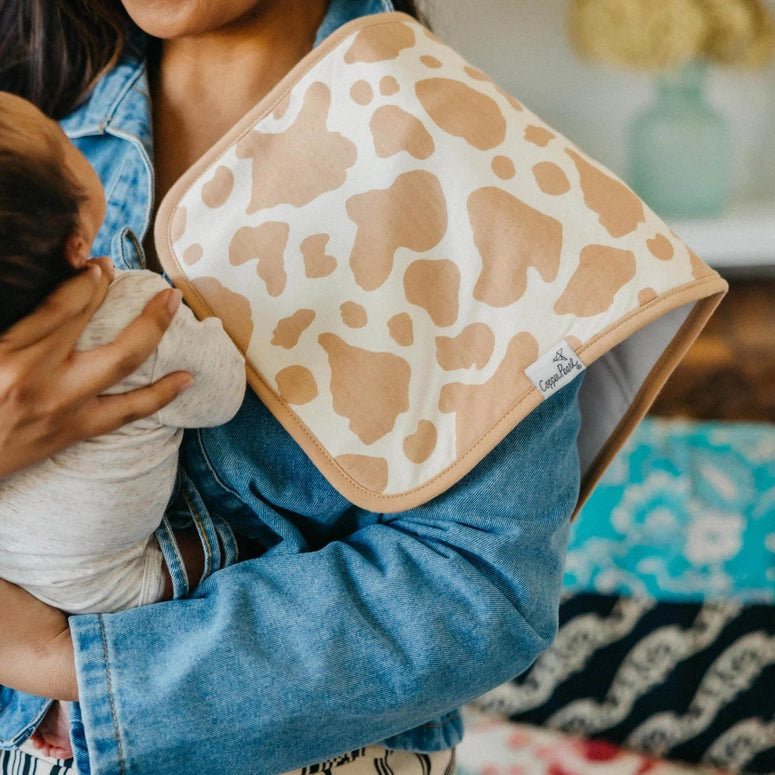 Copper Pearl Premium Burp Cloths - Boone