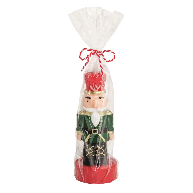 MUD PIE NUTCRACKER FLAMELESS CANDLE