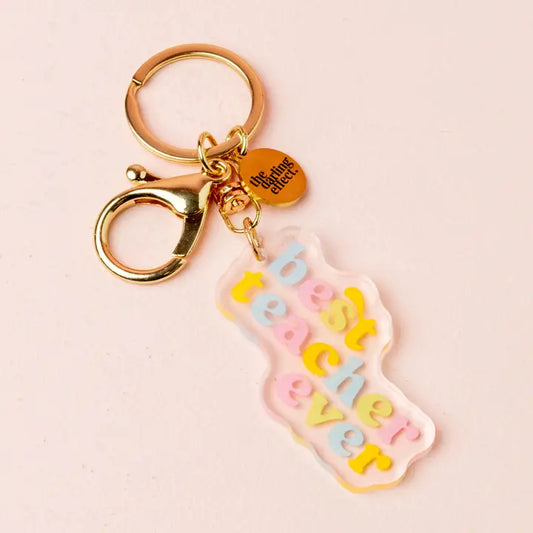 The Darling Effect Acrylic Keychain-Best Teacher Ever