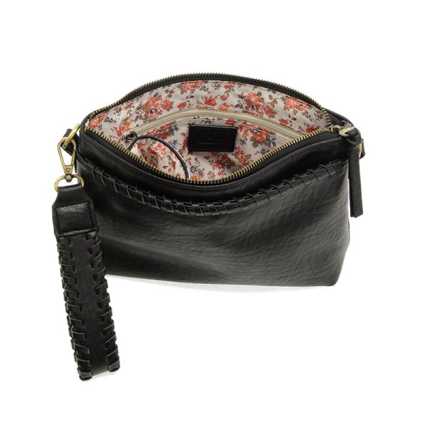 Joy Susan Oakley Whipstitch Topzip Wristlet & Crossbody
