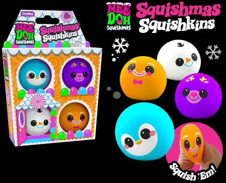 Nee Doh Squishmas Squishkins