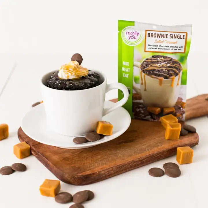 molly&you Salted Caramel Brownie Microwave Single