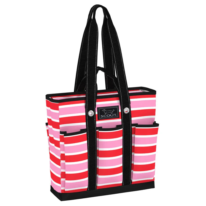 SCOUT ROCKET POCKET TOTE-CANDY STRIPER