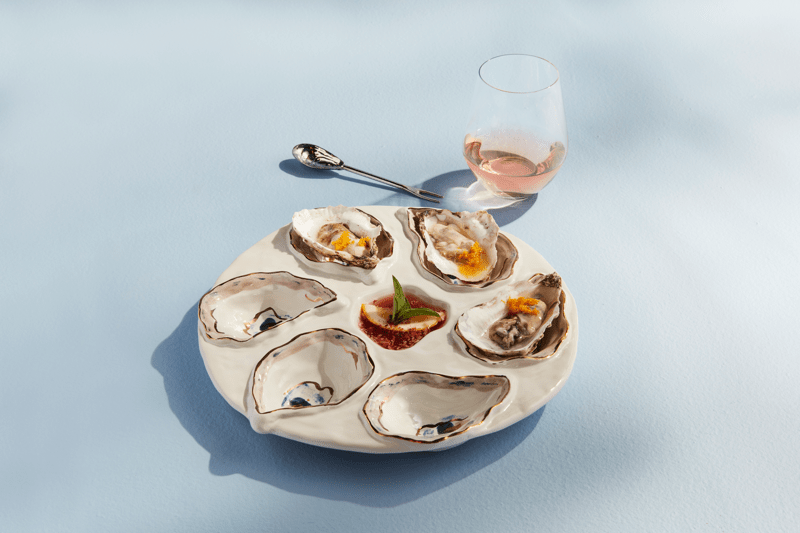 MUD PIE OYSTER SERVER SET