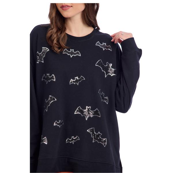 MUD PIE HALLOWEEN SPARKLE SWEATSHIRT