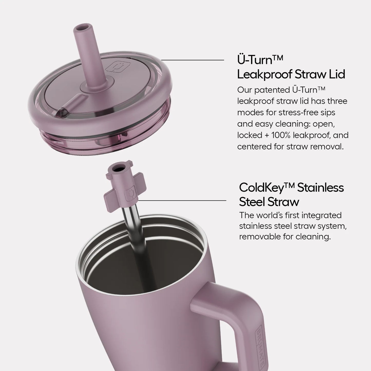 Brumate Era 40oz Leopard Latte