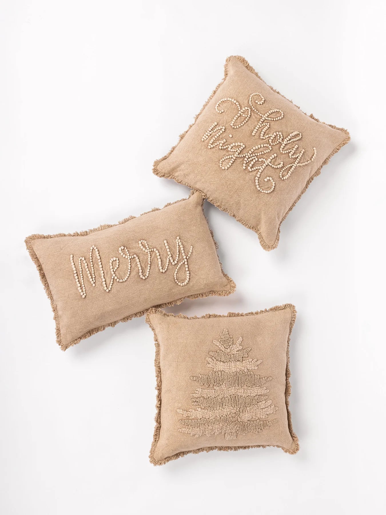 Mary Square Trees Square Pillow