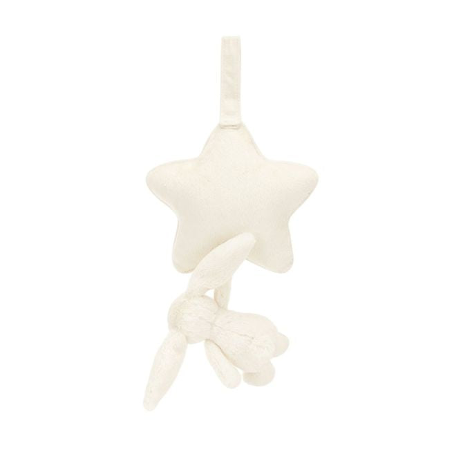 Jellycat Bashful Bunny Musical Pull, Cream