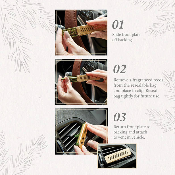 Thymes Frasier Fir Car Diffuser Kit