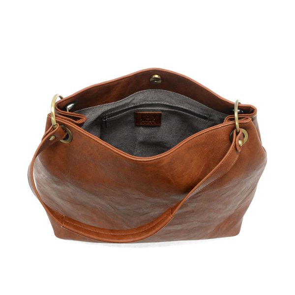 Joy Susan Jem Bucket Shoulder Bag-Saddle