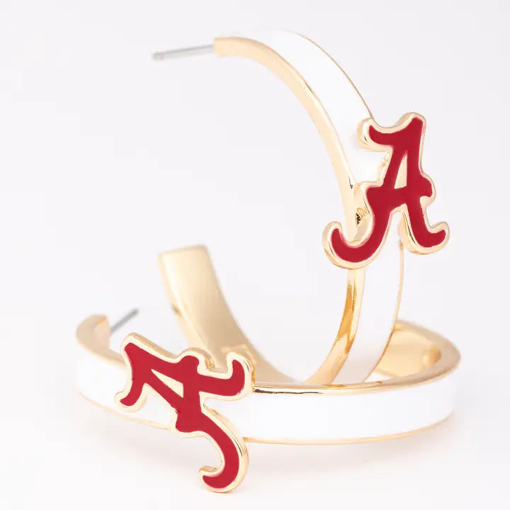 Michelle McDowell Earrings Alabama Hoop
